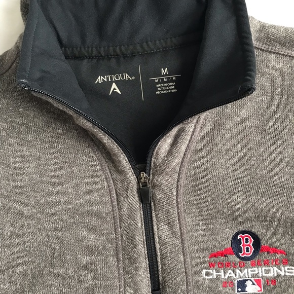 Mens Size M Boston Red Sox Fleece Pullover - Picture 5 of 10